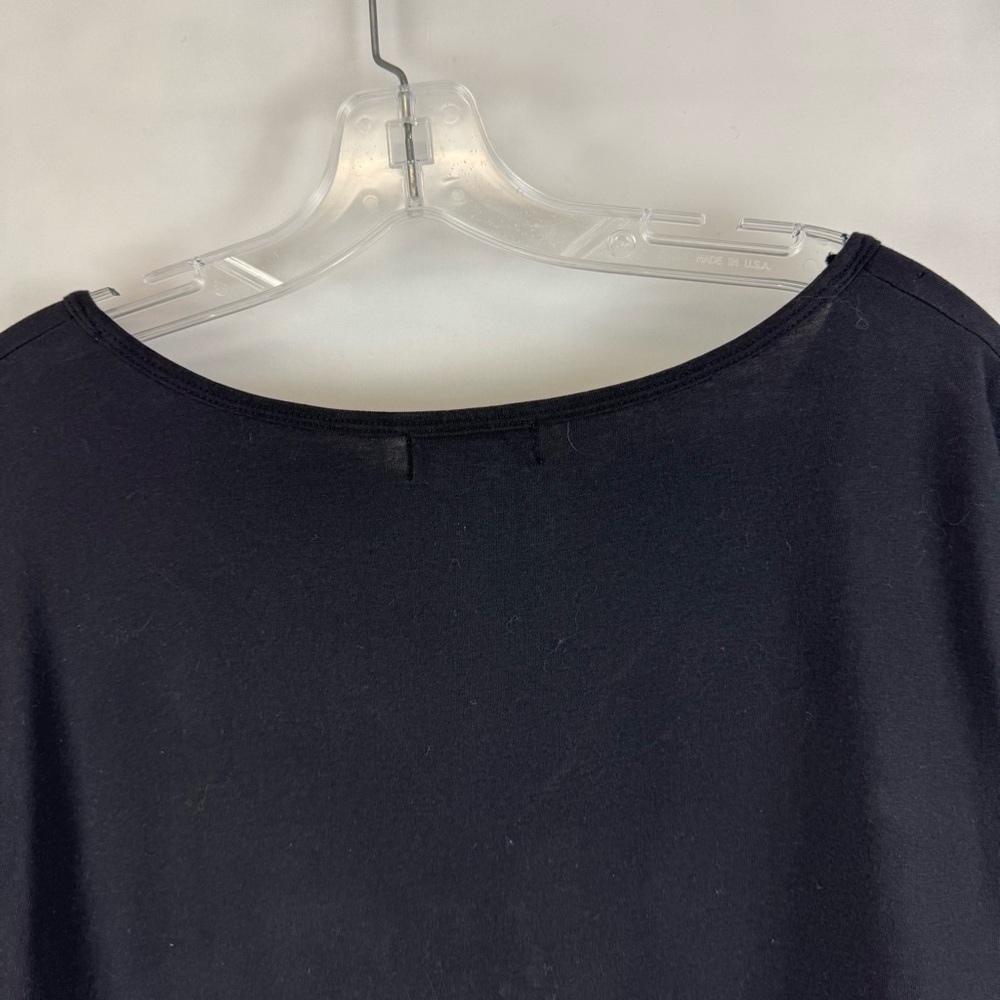 Baby Phat Black Gold Graphic Top Plus‎ Size 3X Short Sleeve Blouse Y2K - Picture 10 of 10